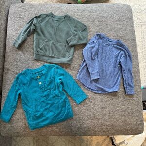 Toddler boys long sleeve tops